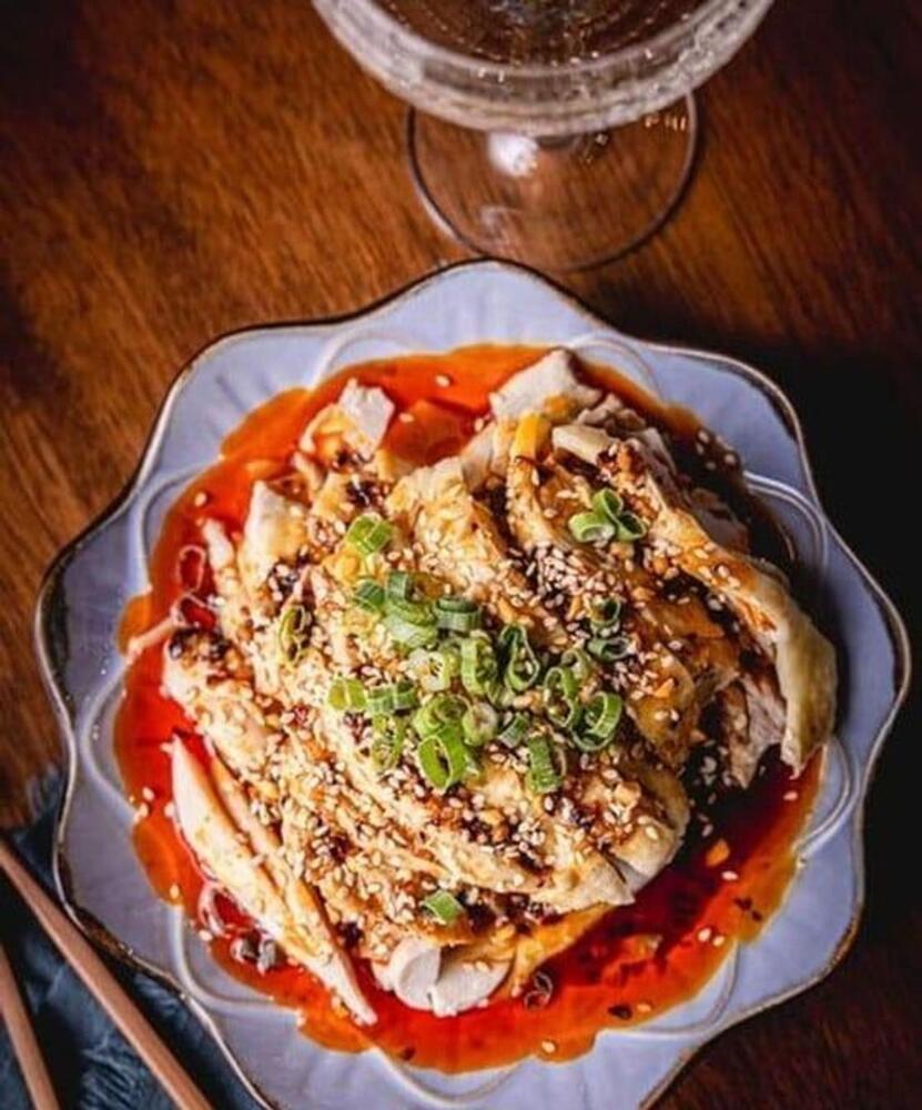 Mouthwatering Chicken (spicy)—— cilantro/peanuts