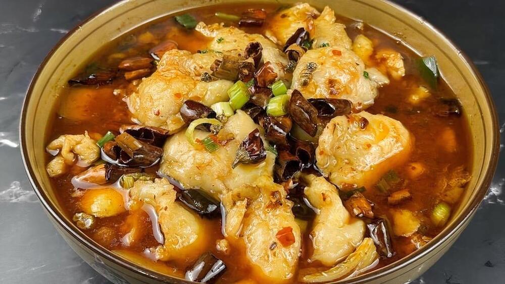 Boiled Fish Fillets (spicy)——cilantro